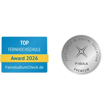Beliebteste Fernhochschule 2025 & FIBAA akkreditiert Beliebteste Fernhochschule Deutschlands 2025