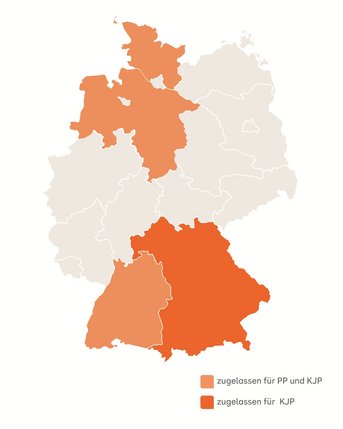 Psychologie Master Fernstudium: Zulassung zur Psychotherapieausbildung Das Masterstudium Psychologie der SRH Fernhochschule berechtigt in Baden-Württemberg, Bayern (nur KJP), Niedersachsen und Schleswig-Holstein zur Aufnahme einer Psychotherapie-Ausbildung.